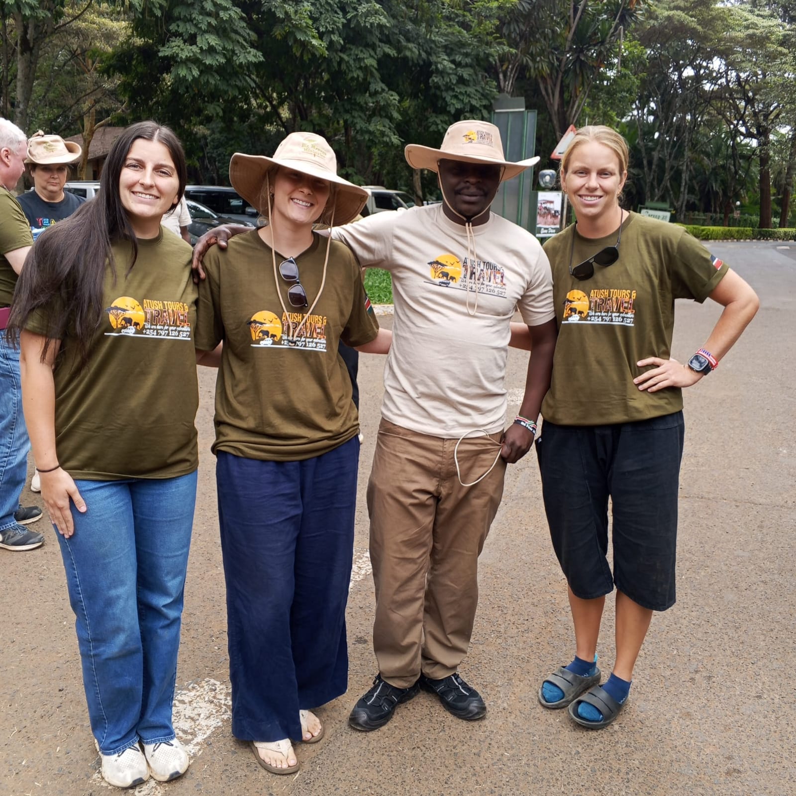 Atush guide welcoming guests